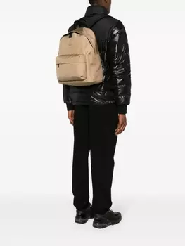 Moncler рюкзак New Pierrick с нашивкой-логотипом, нейтральный цвет