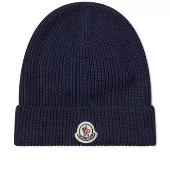 Moncler Шапка с логотипом, синий