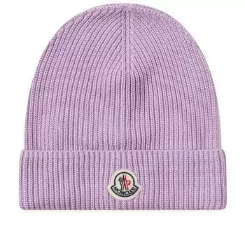 Moncler Шапка с логотипом, сиреневый