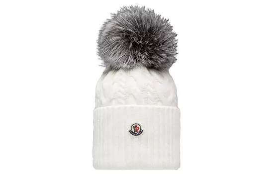 Moncler Шапка женская белые