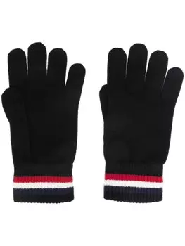 Moncler шерстяные перчатки, черный