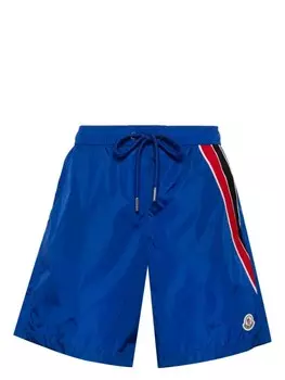 Moncler шорты для плавания с логотипом, синий