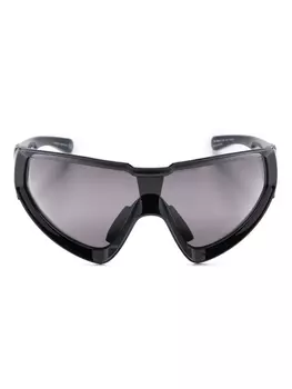 Moncler солнцезащитные очки Wrapid, черный