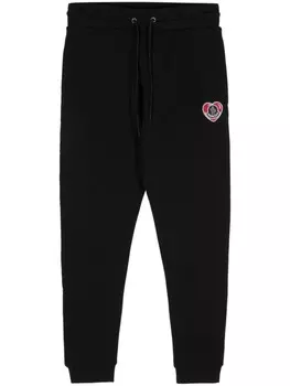 Moncler спортивные брюки с логотипом Heart, черный