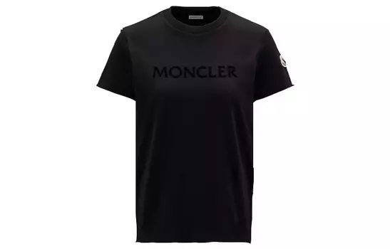Moncler SS22 Футболка женская, черный
