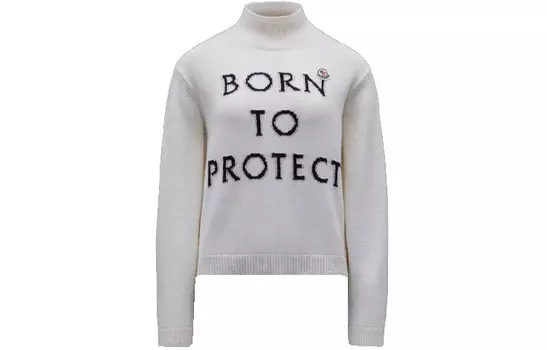 Moncler SS22 Женский свитер белого цвета