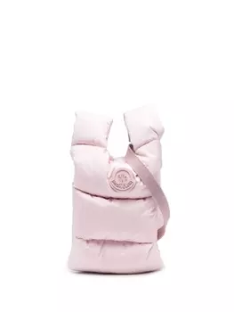 Moncler стеганая сумка через плечо Legere, розовый