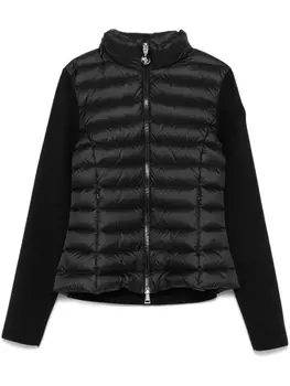 Moncler стеганый пуховик, черный