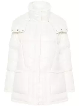 Moncler стеганый пуховик Corneille, нейтральный цвет