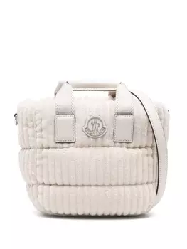 Moncler сумка-тоут Caradoc размера мини, нейтральный цвет