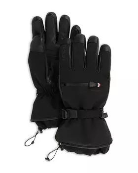 Moncler тепловые карманные перчатки Moncler, цвет Black