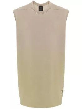 Moncler топ с логотипом из коллаборации с Rick Owens, нейтральный цвет