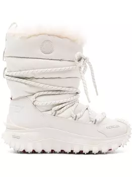 Moncler Trailgrip Aprs snow boots, белый