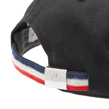 Moncler Трехцветная кепка, черный