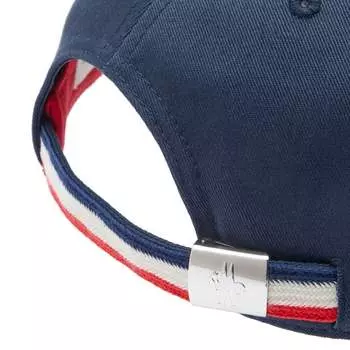 Moncler Трехцветная кепка, синий