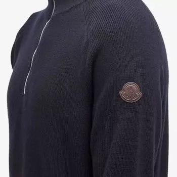 Moncler Трикотажная куртка на молнии, синий