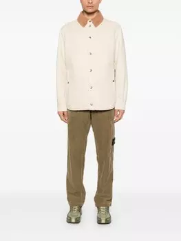 Moncler твиловая куртка-рубашка, серый