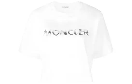 Moncler Укороченный топ женский белые