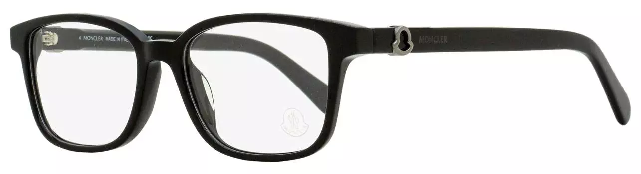Moncler Unisex Прямоугольные очки ML5169D 001 Черные 52 мм