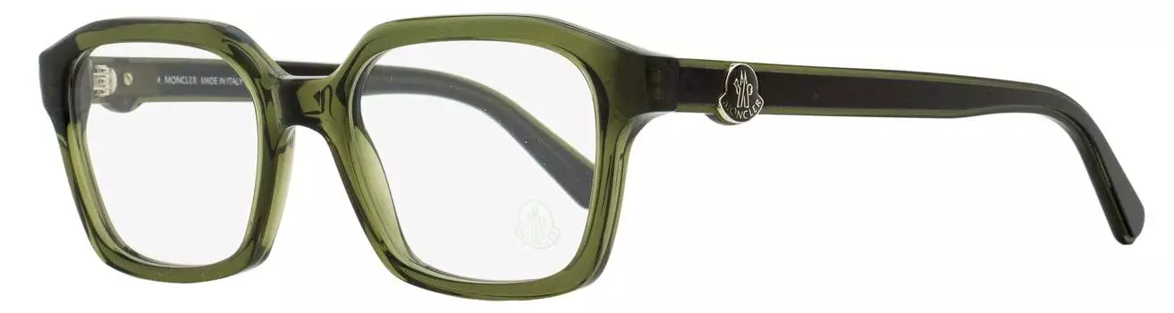 Moncler Unisex Прямоугольные очки ML5181 096 Зеленый/Черный 52 мм
