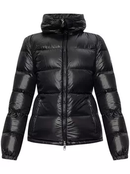 Moncler утепленная куртка-пуховик, черный