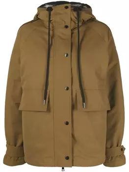 Moncler утепленная парка Badete, зеленый