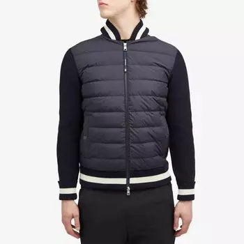 Moncler Вязаная куртка с тесьмой, синий