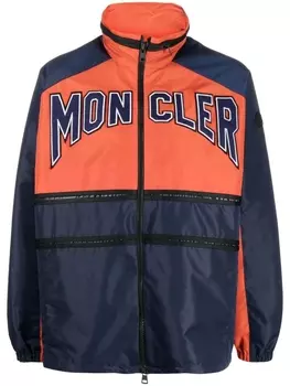 Moncler ветровка Copernicus в стиле колор-блок, синий