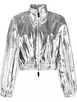 Moncler ветровка Flatbush из коллаборации с Alicia Keys, серебристый
