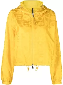 Moncler ветровка с логотипом, желтый