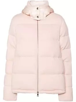 Moncler вязаная куртка с капюшоном Arimi, розовый
