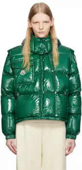 Moncler Зеленый Каракорум Пуховик