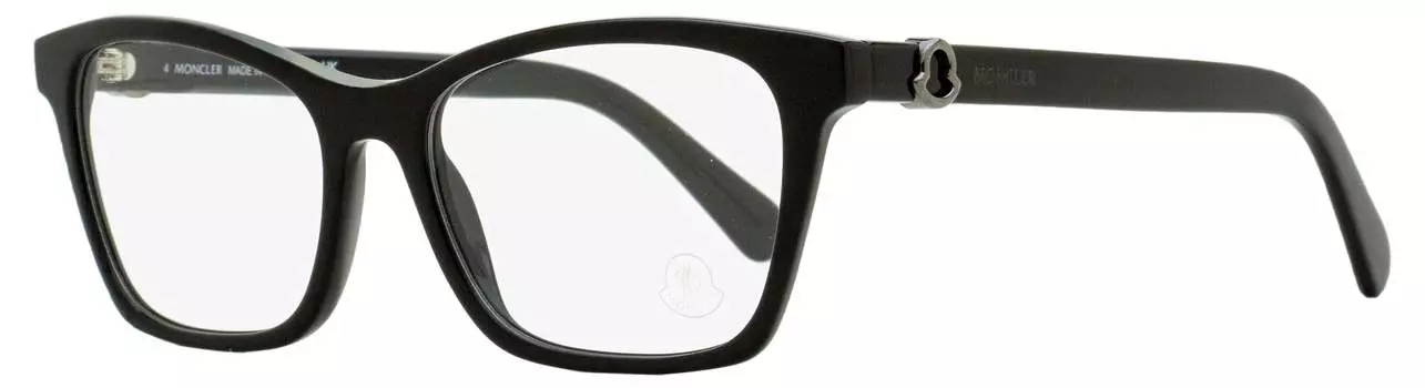 Moncler женские прямоугольные очки ML5168 001 черные 53 мм