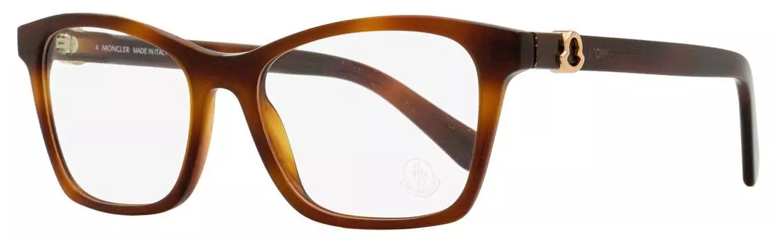 Moncler женские прямоугольные очки ML5168 054 Красная Гавана 53 мм