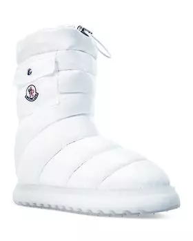 Moncler Женские зимние сапоги Gaia Logo Pocket Down Snow Boots Moncler
