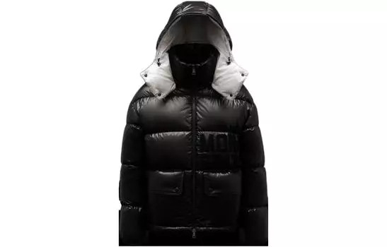 Moncler Женский пуховик, черный