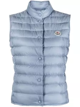 Moncler жилет Liane с нашивкой-логотипом, синий