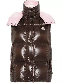 Moncler жилет Luzule, коричневый