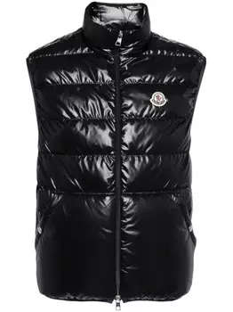 Moncler жилет на молнии, синий