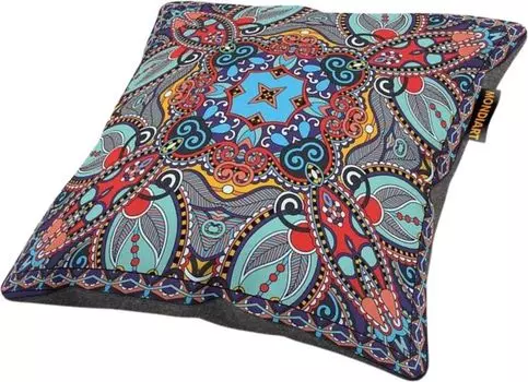 Mondiart Психоделическая декоративная подушка | 45х45см | молния | Подходит для заполнения 50 х 50 MondiArt B.V.