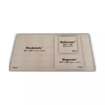 MondoMat — двусторонний, 54 x 102 дюйма, шестигранники 1 дюйм и квадраты 1 дюйм, Mats (Chessex)