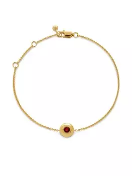 Monica Vinader браслет January Birthstone, золотой