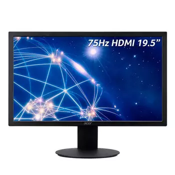 Монитор Acer E200Q bi, 19.5", 1600x900, 75 Гц, TN, чёрный