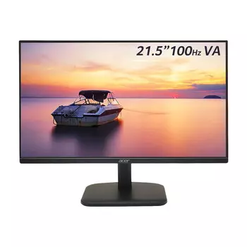 Монитор Acer EK221Q Hbi, 21.5", 1920x1080, 100 Гц, VA, черный