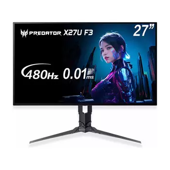 Монитор Acer Predator X27U F3, 27", 2560x1440, 480 Гц, OLED, черный