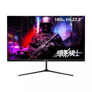 Монитор Acer QG240Y S3bipx, 23.8", 1920x1080, 180 Гц, VA, черный