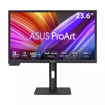 Монитор Asus ProArt PA24US, 23.6", 3840x2160, 60 Гц, IPS, черный