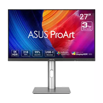 Монитор Asus ProArt PA27JCV, 27", 5120x2880, 60 Гц, IPS, черный