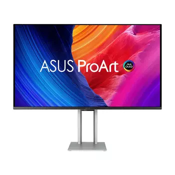 Монитор Asus ProArt PA32UCDM, 31.5", 3840x2160, 240 Гц, QD-OLED, серебряный