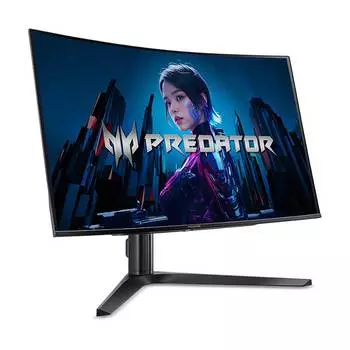 Монитор игровой изогнутый Acer Predator X32 X, 32", 3840x2160, QD-OLED, 240 Гц, черный